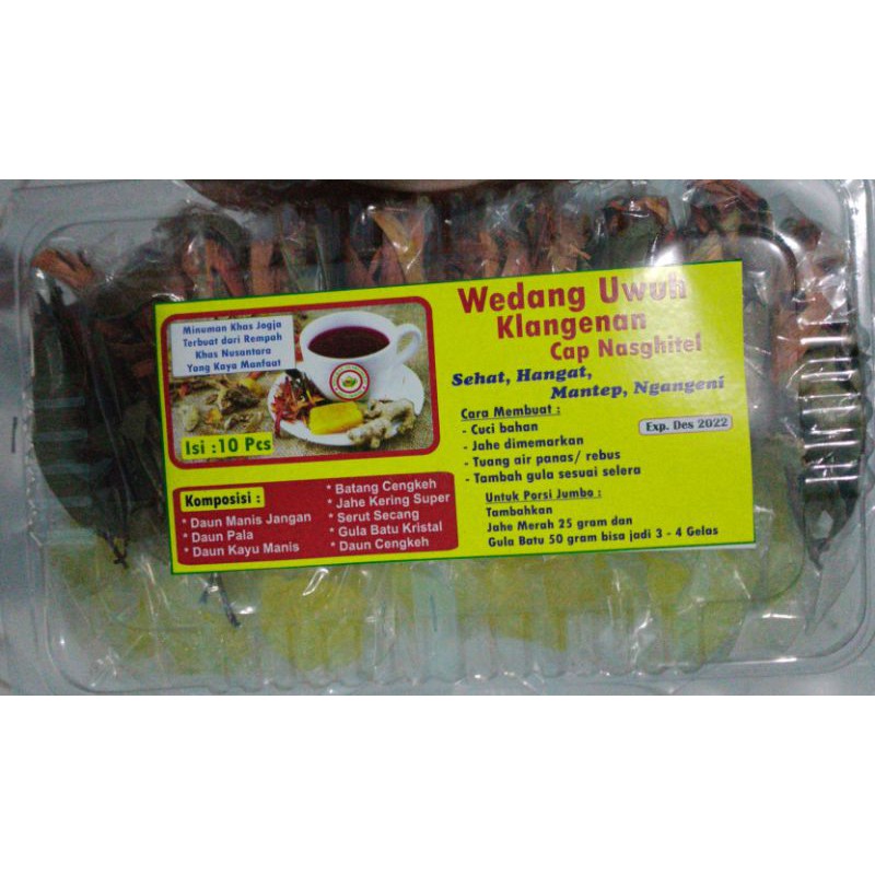 

Wedang Uwuh Jogja