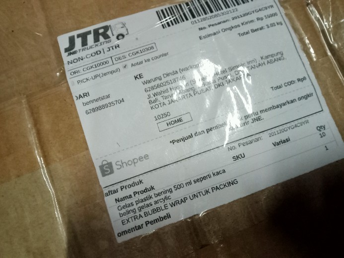 Gelas Plastik Bening 500 Ml Seperti Kaca Beling Gelas Arcylic