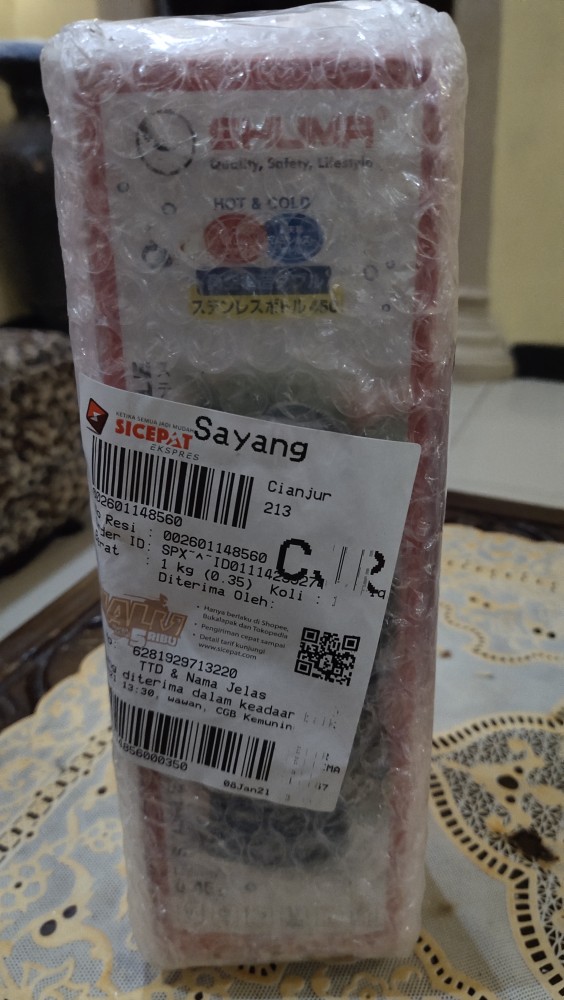 Botol Air Panas Shuma Stainless