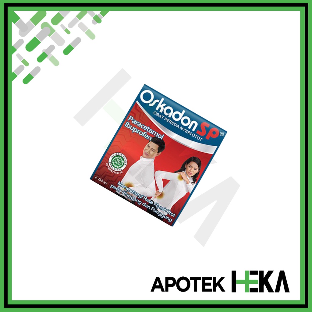 Oskadon SP Tablet Obat Pereda Nyeri Otot Strip isi 4 Tablet (SEMARANG)