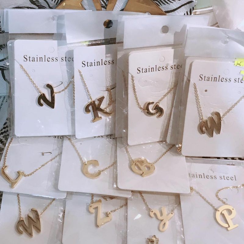 Kalung Stainless Steel Huruf