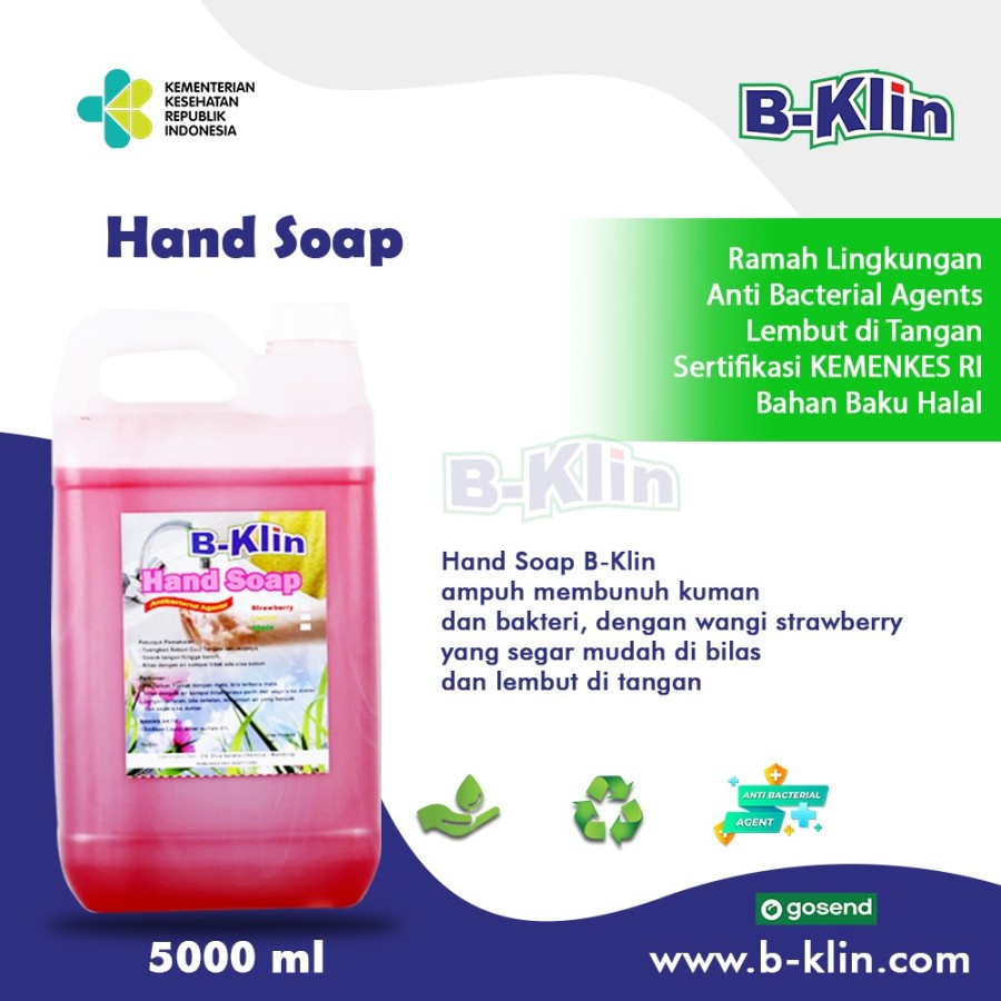 Sabun Cuci Tangan ANTISEPTIK ( ANTI BAKTERI ) / Handsoap 5 liter