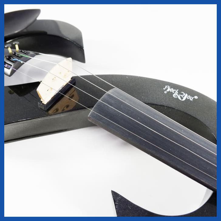 BIOLA ELEKTRIK MODEL S ROCK YOU VIOLIN VIOLA SILENT BLACK / HITAM