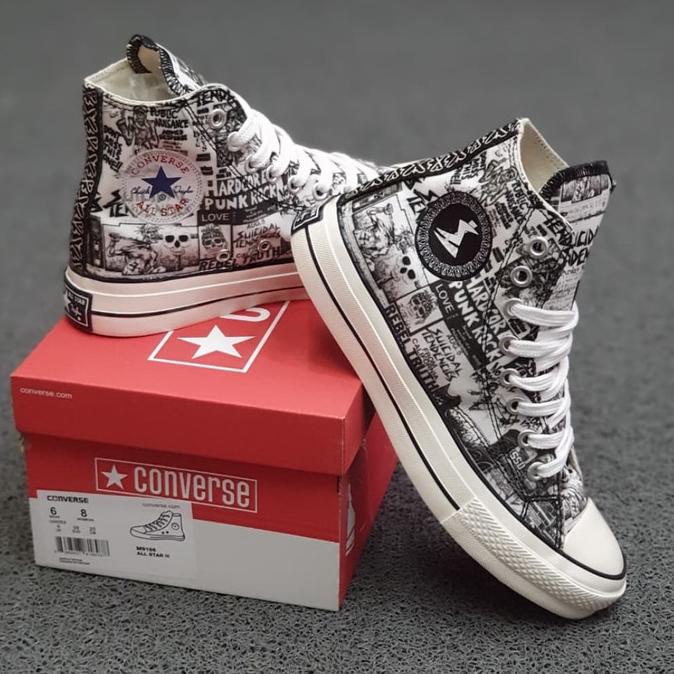 SEPATU CONVERSE X SUICIDAL TENDENCIES HIGH IMPORT QUALITY 39-44