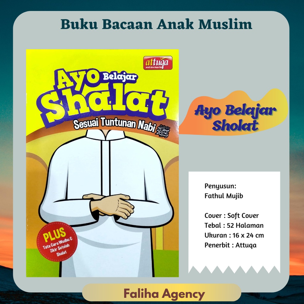 Buku Untuk Belajar Anak Ayo Belajar Sholat