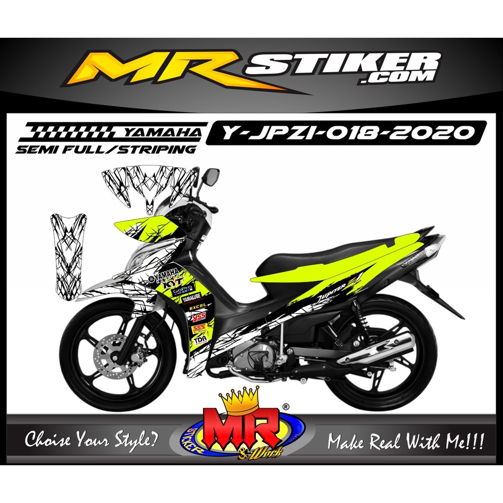 Decal Stiker Motor Yamaha Jupiter Z1 Keren Kece Gaes