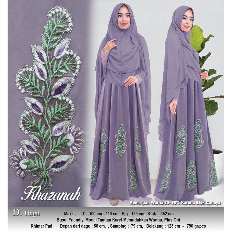 HOT PRODUK121297 KHAZANAH SYARI UNGU