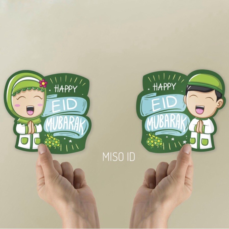 

MISO amplop Lebaran Eid Mubarak Kartun lucu unik cute/ angpau Ramadan lebaran 1 pak isi 6