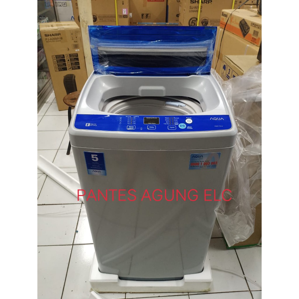 Aqua mesin cuci 1 tabung AQW77DH Hijab Series Mesin Cuci [7 kg] KHUSUS BANDUNG