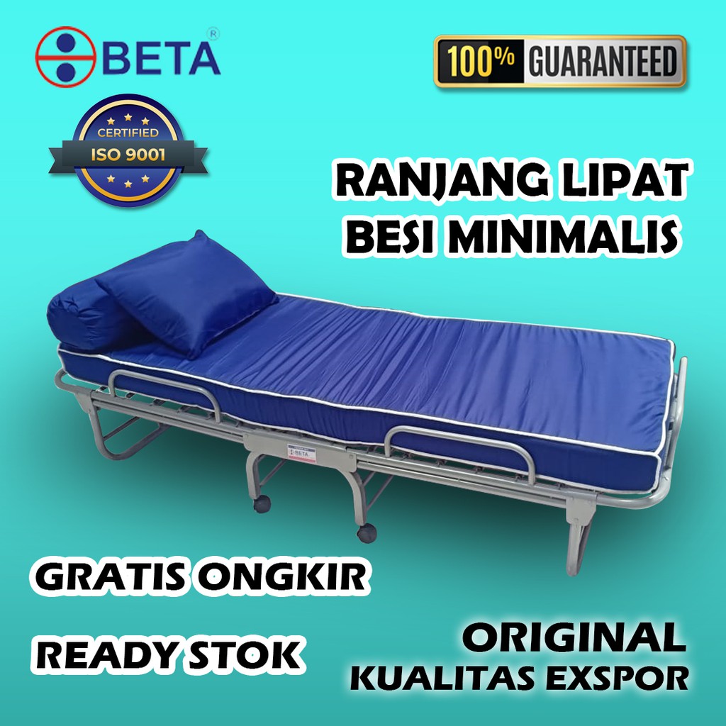 BETA POPPY TEMPAT TIDUR MODERN MINIMALIS RANJANG TIDUR BESI LIPAT MURAH
