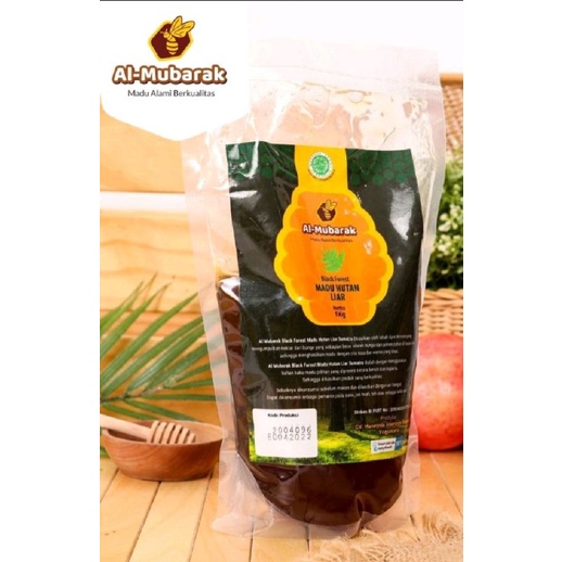 madu al mubarak  hutan liar 1 kg reffil