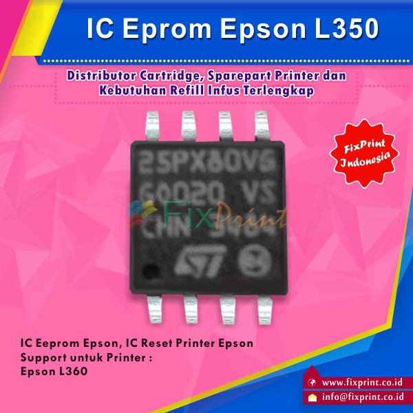 IC Eprom Epson L350, IC Eprom Reset Epson L350 Murah