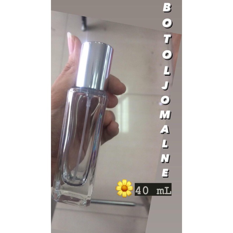 botol parfum jo malone 40 ml / botol parfum jo malone kotak / botol parfum 40 ml / botol kaca