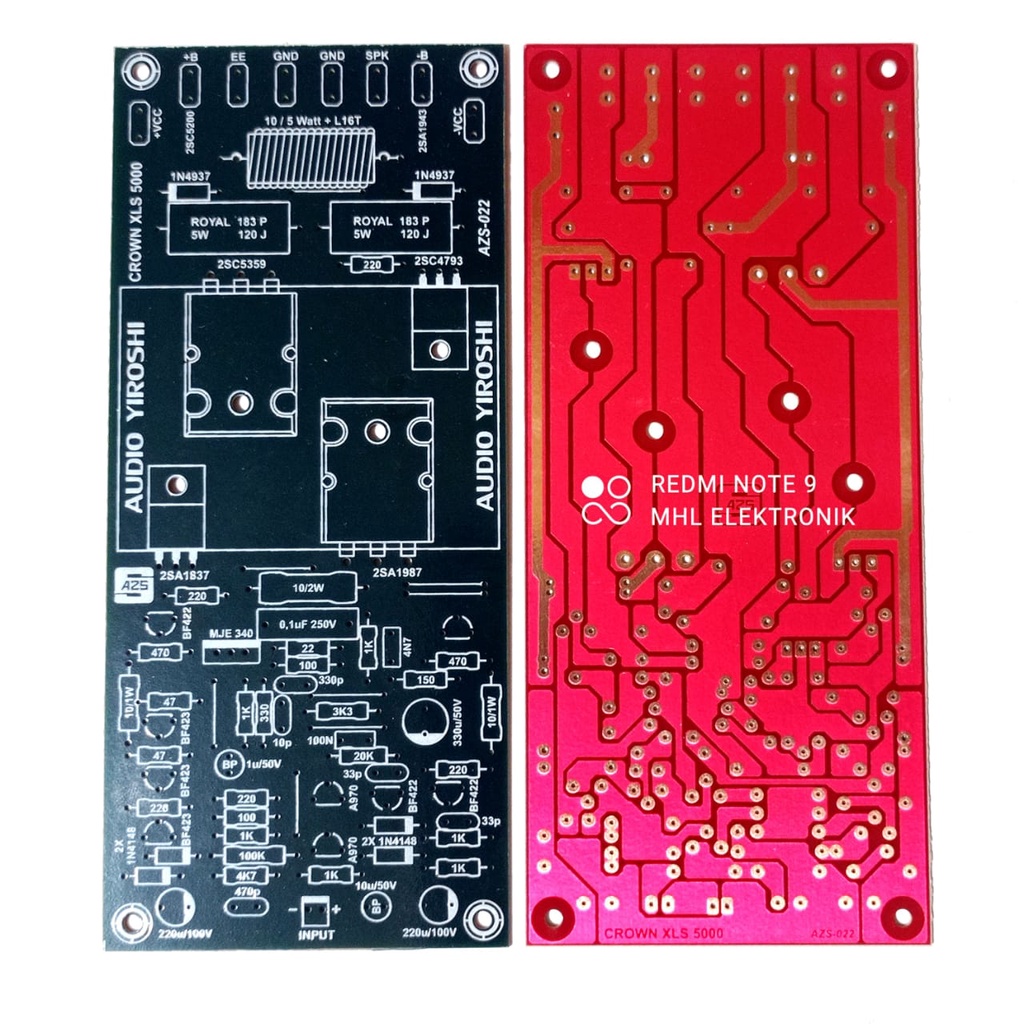 PCB Driver 5000W YIROSHI Crown XLS 5000