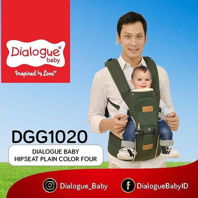 Dialogue Baby Gendongan Bayi Hipseat Plain Color Army Series - DGG1020
