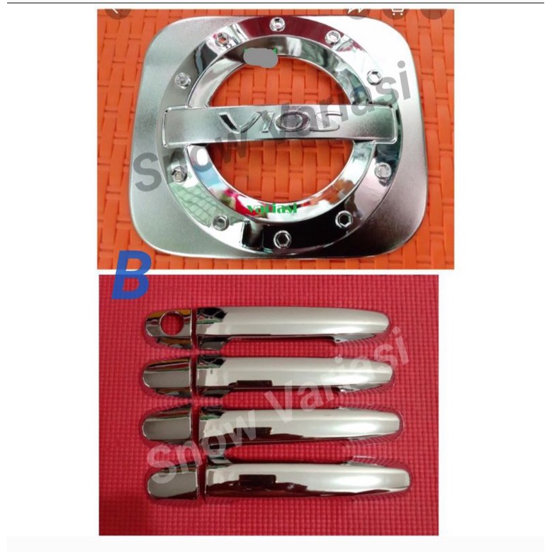 Paket handle tank cover vios chrome jsl