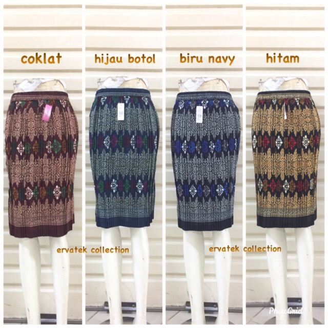 Rok Prisket Pendek P017 Motif Batik | Mini Skirt | Rok Sepan Pendek