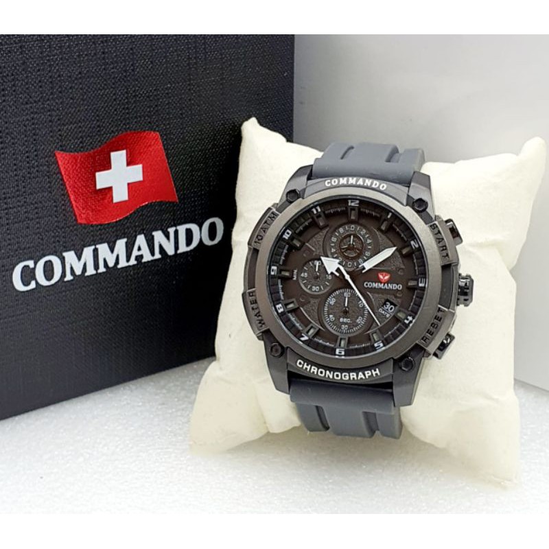 JAM TANGAN PRIA COMMANDO 7004 ORIGINAL