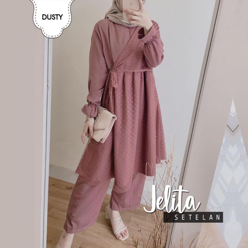 Promo setelan candylutf // set organza // pearly set // titania set / jelita setelan / candytuft set