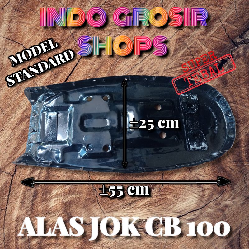 alas besi tatakan plat jok cb 100 cb gelatik model ori