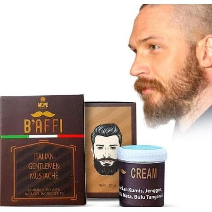 [ORI] Baffi Cream Penumbuh Kumis Jenggot Jambang - Italian Gentleman Mustache