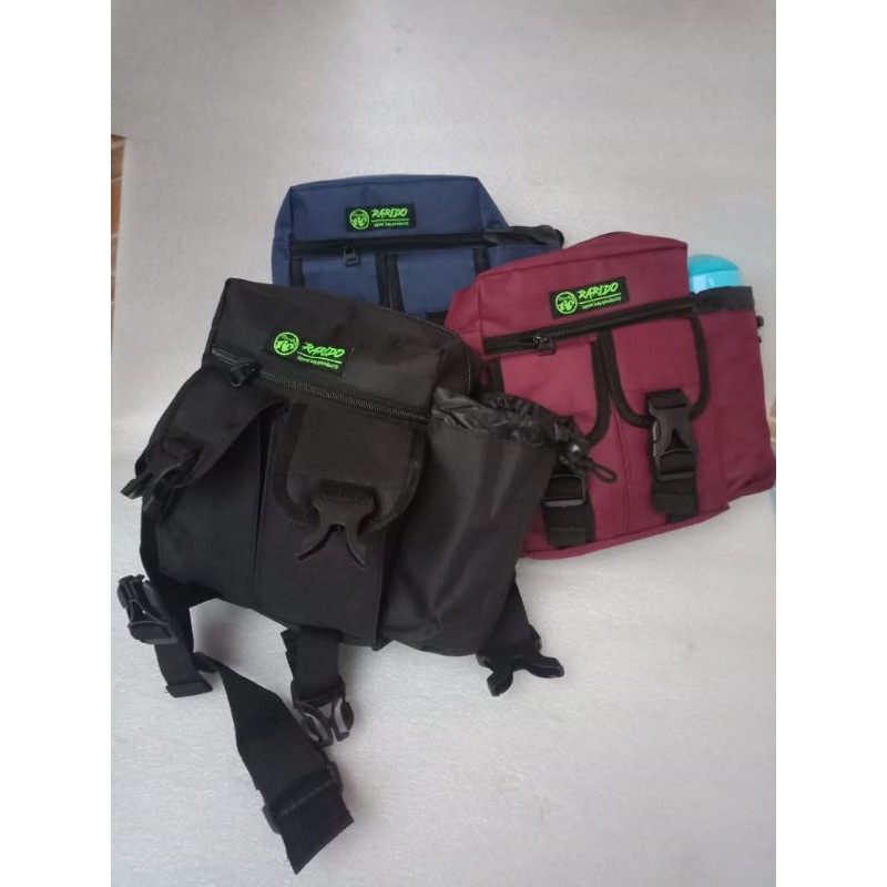 tas pinggang selempang botol multipungsi tas sepedah  setang handlebar