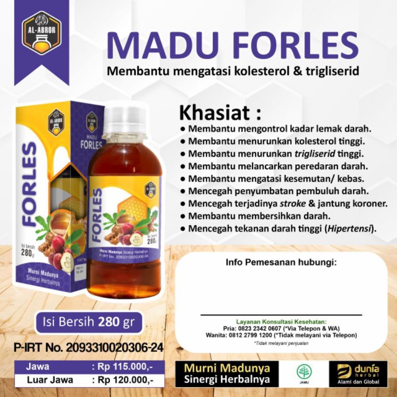 

FORLES MADU FORMULASI AL ABROR HIPERTENSI DAN JANTUNG