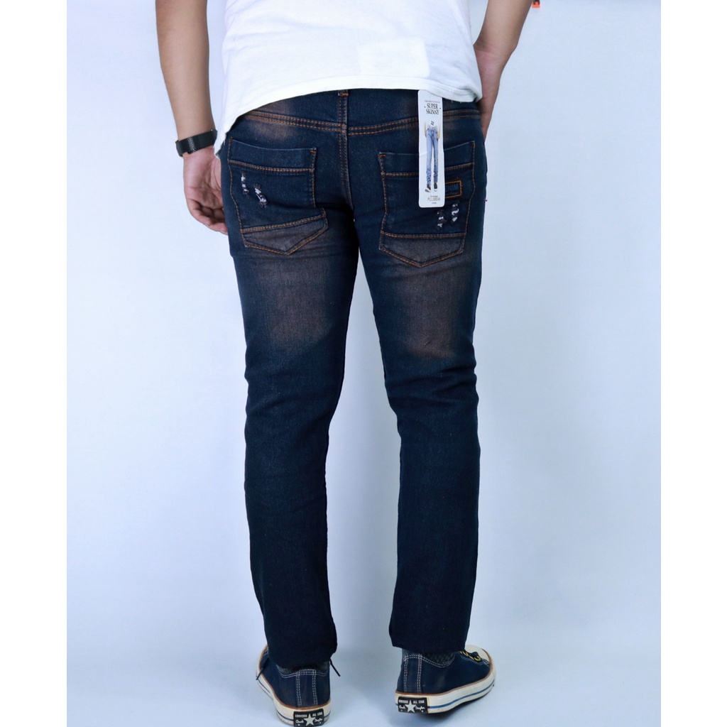 Celana Jeans sobek Skinny Premium