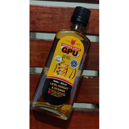 Gpu Lang 100 ML / Minyak Urut / Pegal Linu / Nyeri Sendi / Sakit Punggung