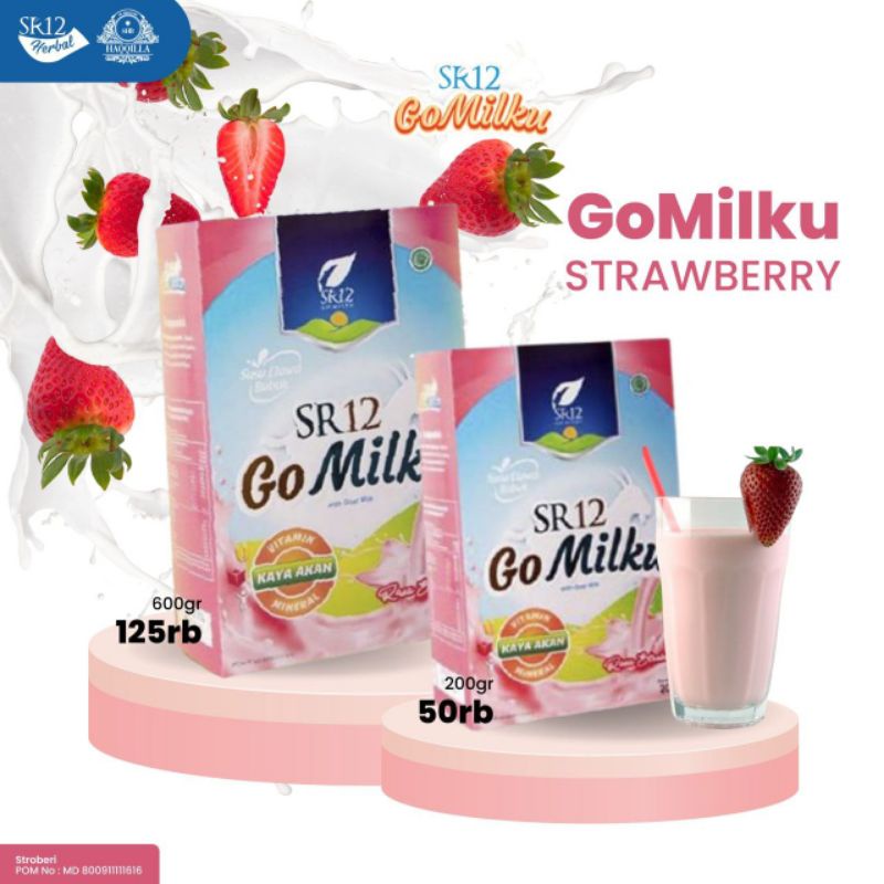 

SUSU GO MILKU STRAWBERRY SR12 / SUSU ETAWA MURNI / BEBAS GULA