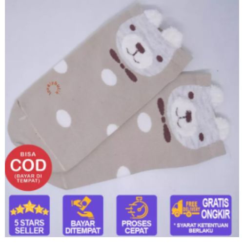 Kaos Kaki Wanita / Kaos Kaki motif / Bear Kaos Kaki Pendek  / Kaos Kaki Pendek / Kaos Kaki Wanita Motif / Kaos Kaki Semata Kaki / Kaos Kaki Wanita Korea