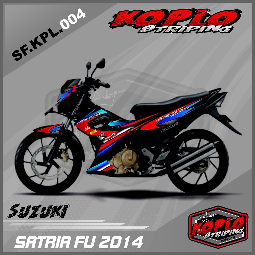 Sticker Striping Variasi Satria FU 2014 - Striping Satria FU 2014 . KPL 004