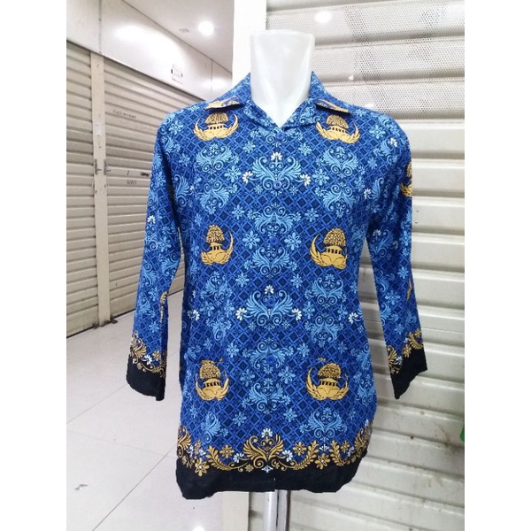 Baju Batik KORPRI Wanita Terbaru tanpa puring