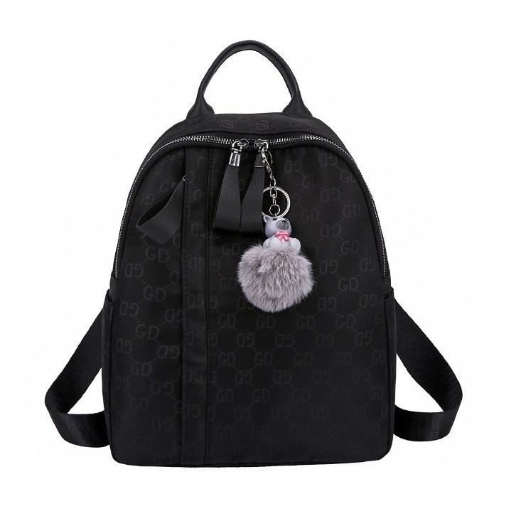 1817 black motif GD tas ransel impor