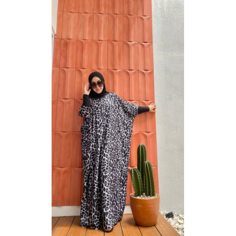 zeeaudrey home dress rayon abaya set bergo