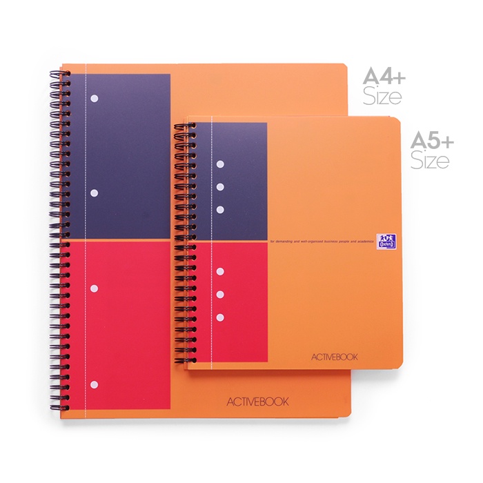 

[Zada] Oxford Activebook A4+ Ruled Notebook Planner Journal Agenda Diary Buku Catatan Kertas Bergaris Optik Paper 100102994