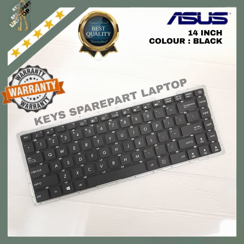 Keyboard Laptop Asus A442 A442U A442UA A442UF A442UQ A442UR A442UV X442 X442UA X442UR X442 R419U A480U F442 F44 F442U F442UA POWER 14 INCH Original