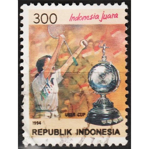 

Perangko Filateli Indonesia VFU 1v 22.06.1994 Indonesia The Winner Of The Thomas And Uber Cups 1