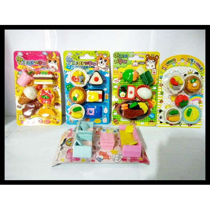 

Grosir Hapusan Makanan Unik Lucu Motif Alat Tulis Murah Penghapus Qr0897