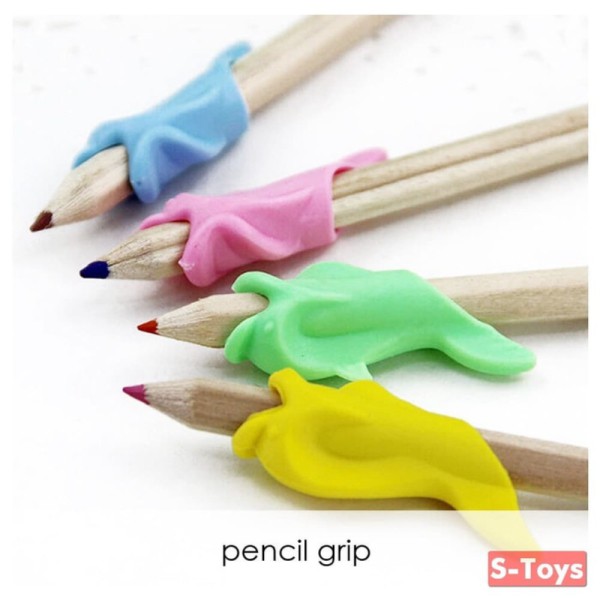 

Mainan Edukasi Anak Melatih Menulis Pencil Grip Terapi Writing Tool Dolphin Alat Bantu Menulis