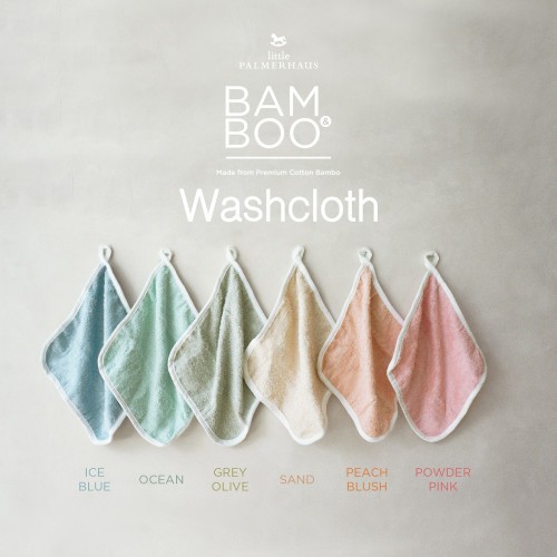 Saputangan Bayi Little Palmerhaus Bam &amp; Boo Washcloth 4pcs