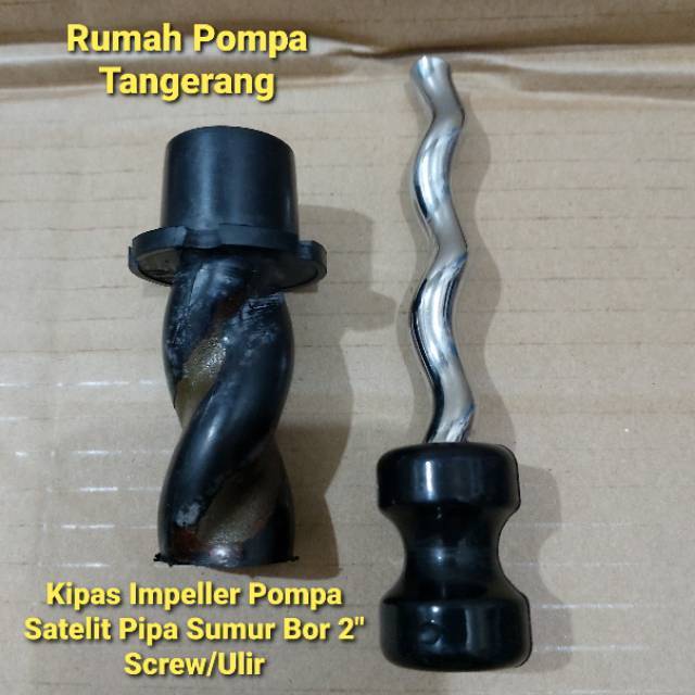 Jual Kipas Impeller Pompa Satelit Pipa Sumur Bor Model Screw Ulir