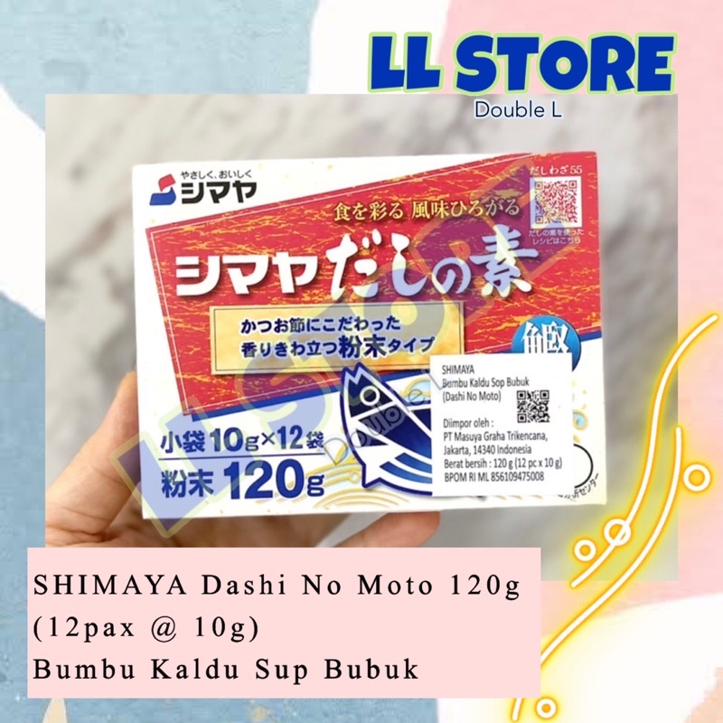 

SHIMAYA Dashi No Moto 120g Bumbu Kaldu Sup Bubuk Bonito
