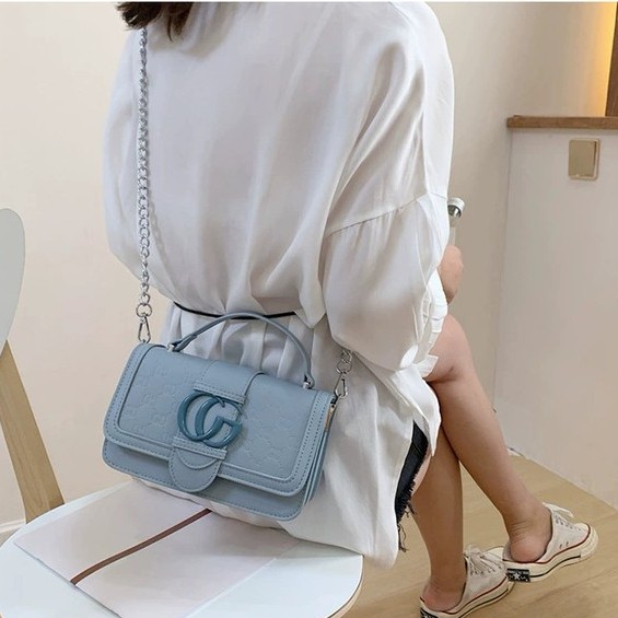 RYX - Granty Emboss Tas Selempang Pastel Casual - Ori Import