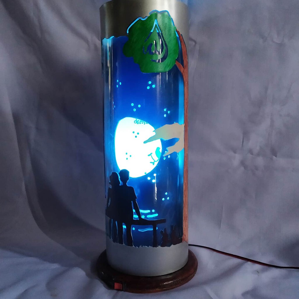 Jual Hadiah lampu pvc, hias, lampu tidur, lampu pralon, Kado lampu GAMBAH  HANYA CONTOH Baca deskripsi | Shopee Indonesia