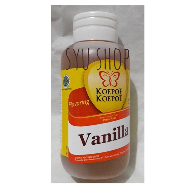 Pasta Essence Perisa Cair Koepoe Kupu 60 Ml Vanila Vanilla Coklat Lemon Nanas Pandan Durian Mocca Shopee Indonesia