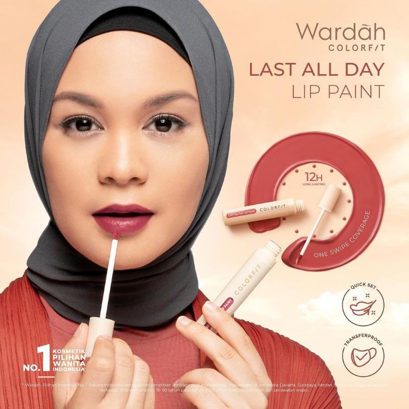 wardah Colorfit last all day lippaint