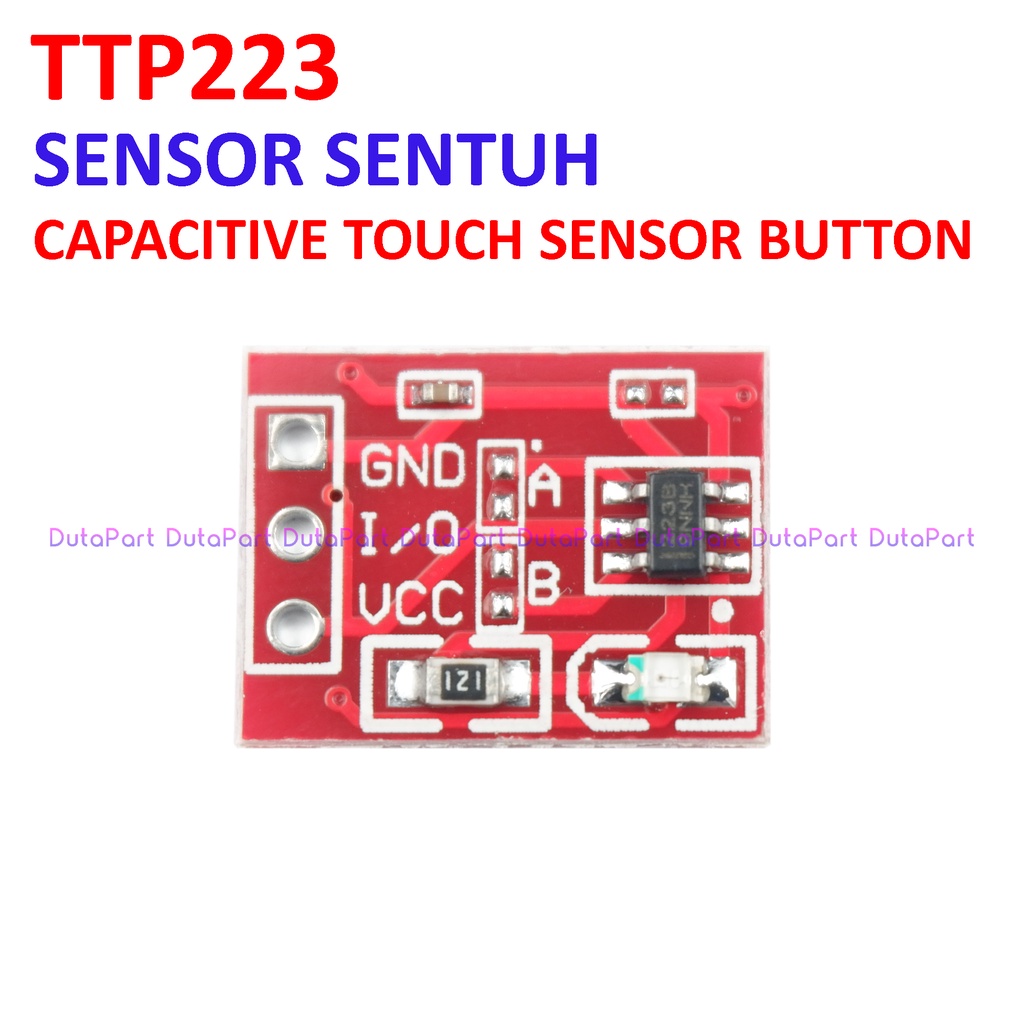 TTP223 Sensor Sentuh Capacitive Touch Sensor Button 1 Channel Module