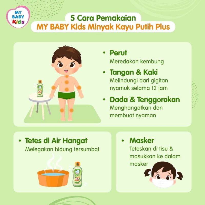 My Baby Kids Minyak Kayu Putih Plus 60ml / 90ml