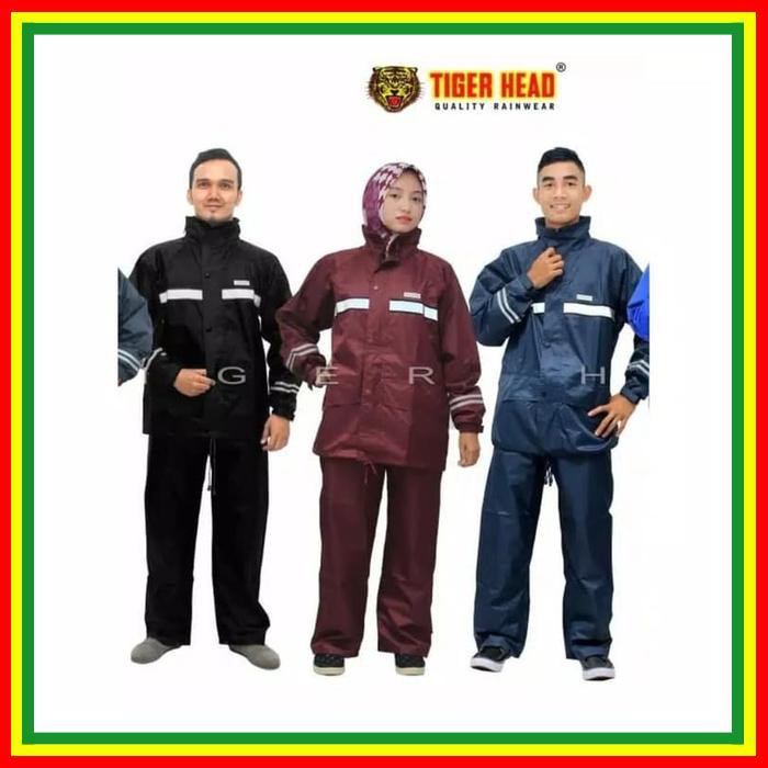 Jas Hujan Tiger Head Stelan Jas Hujan Tiger Head ~ Best Seller  Jas Hujan Stelan Metro Tiger Head